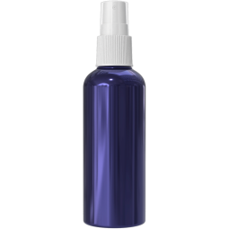 Flacon sticla albastra cu spray 100ml - AQUA NANO