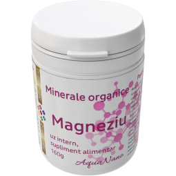 Magneziu organic pulbere Minerale 160g - AQUA NANO