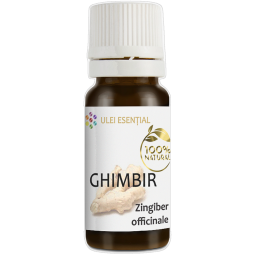 Ulei esential ghimbir 10ml - AQUA NANO