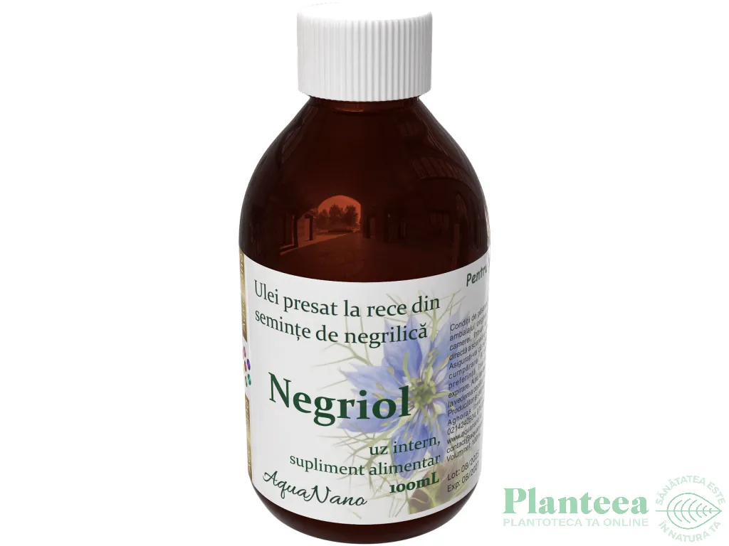Ulei seminte chimen negru Negriol 100ml - AQUA NANO