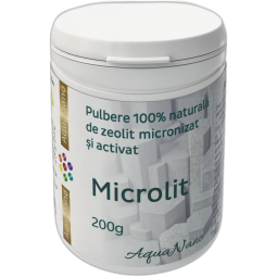 Zeolit micronizat activat pulbere Microlit 200g - AQUA NANO