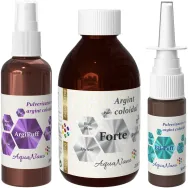 Set Argint Coloidal ArgiKit [Forte 200ml+Argipuff 100ml+BB puff 50ml] 3b - AQUA NANO