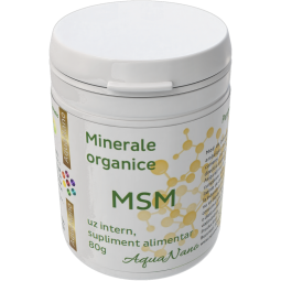 MSM pulbere 80g - AQUA NANO