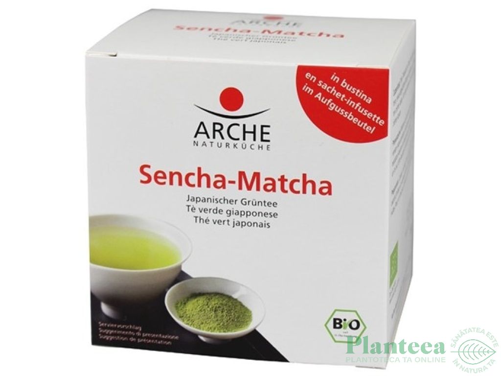 Ceai verde sencha matcha eco 10dz - ARCHE NATURKUCHE