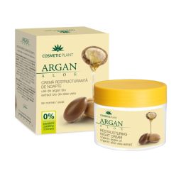 Crema noapte restructuranta ArganAloe 50ml - COSMETIC PLANT