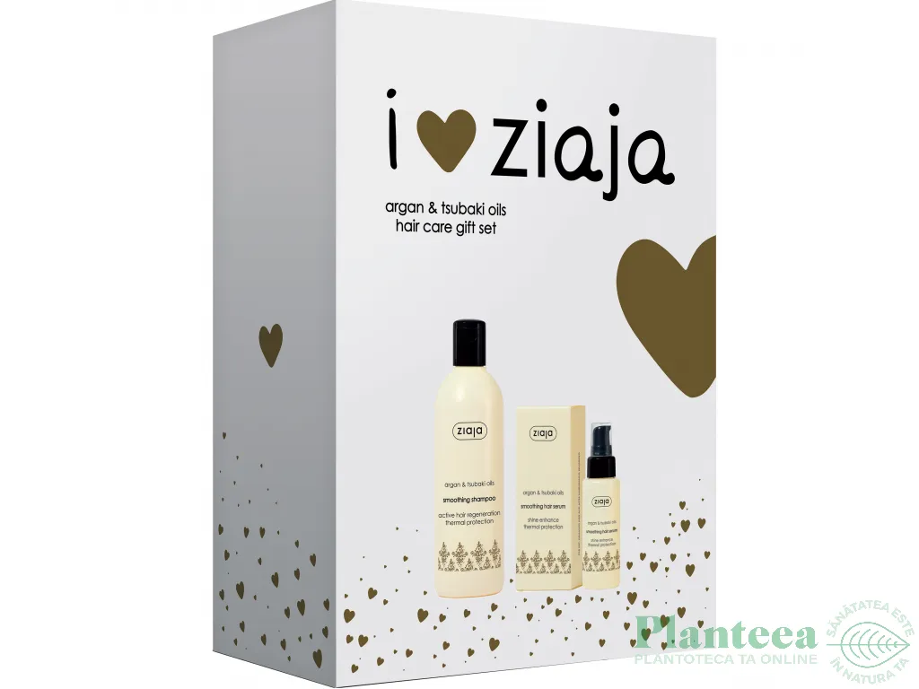 Caseta Argan Oil [sampon 300ml+ser par 50ml] 2b - ZIAJA