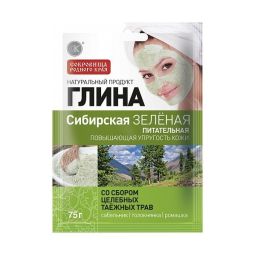Pudra argila verde Siberia ierburi efect nutritiv 75g - RETETE TRADITIONALE