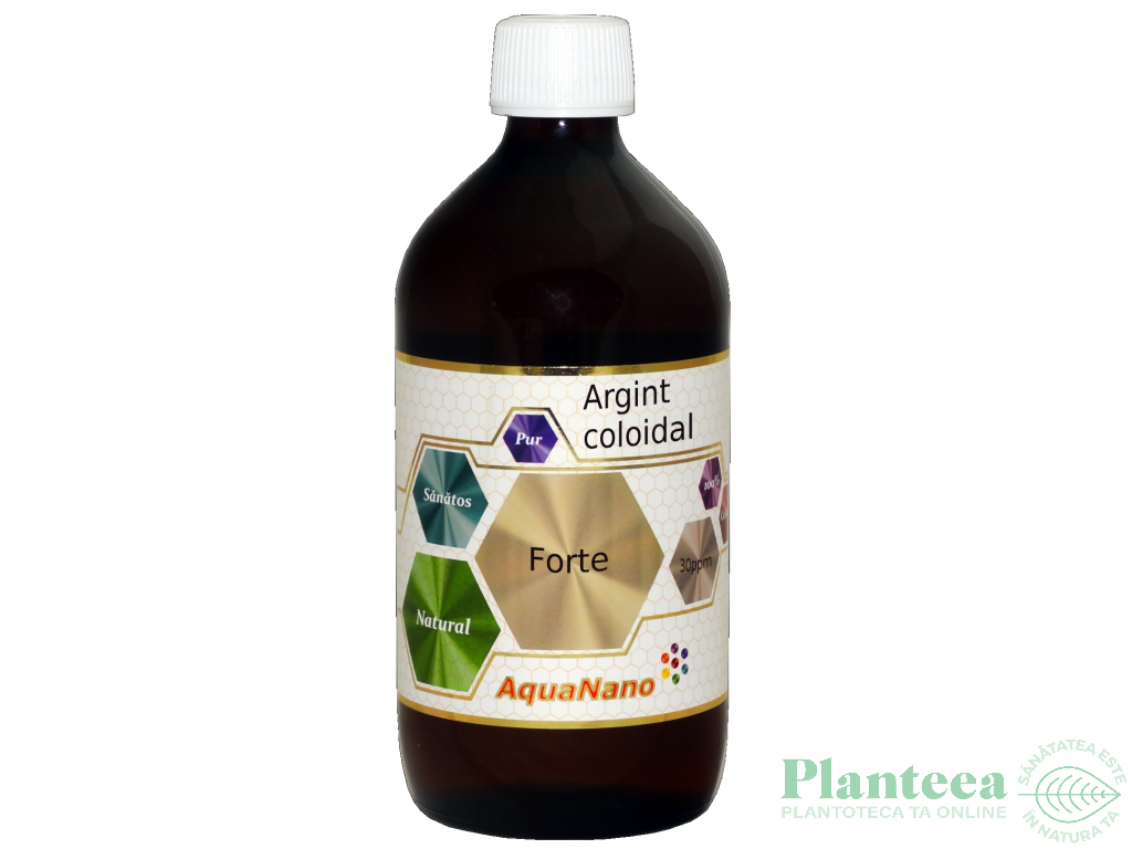 Argint coloidal 30ppm Forte 200ml - AQUA NANO