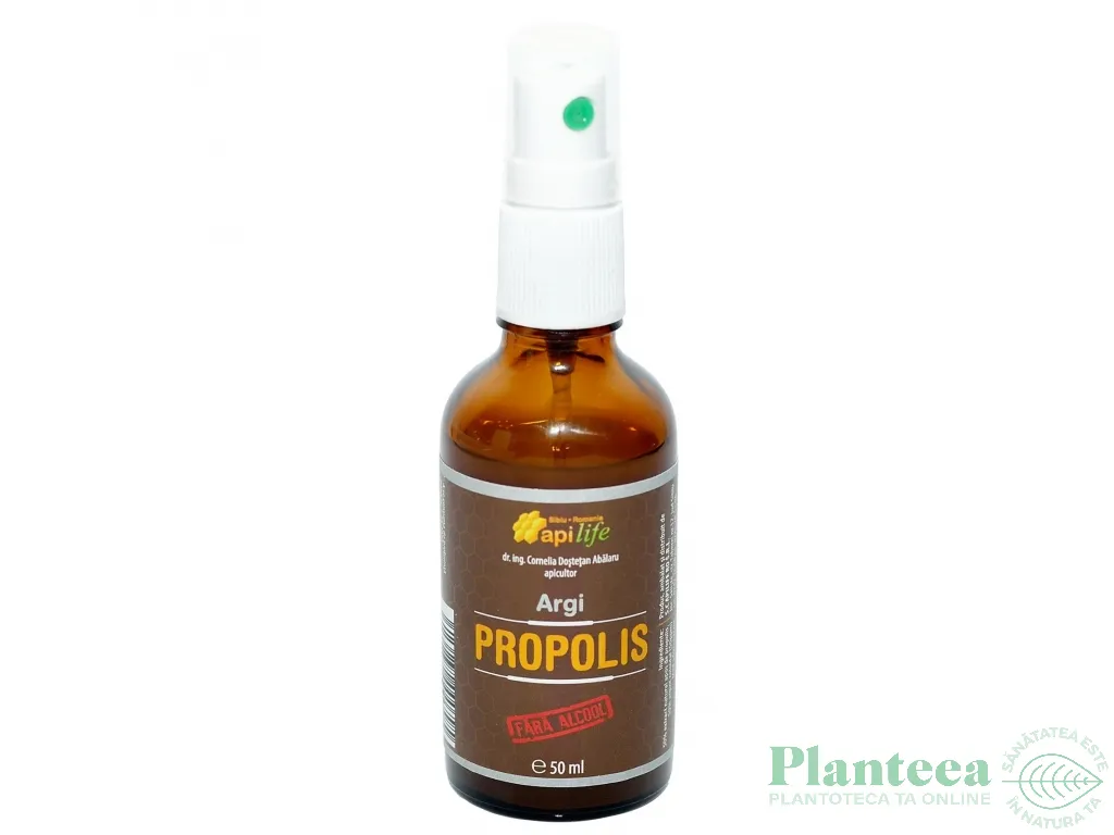 Spray propolis argint coloidal fara alcool 50ml - APILIFE