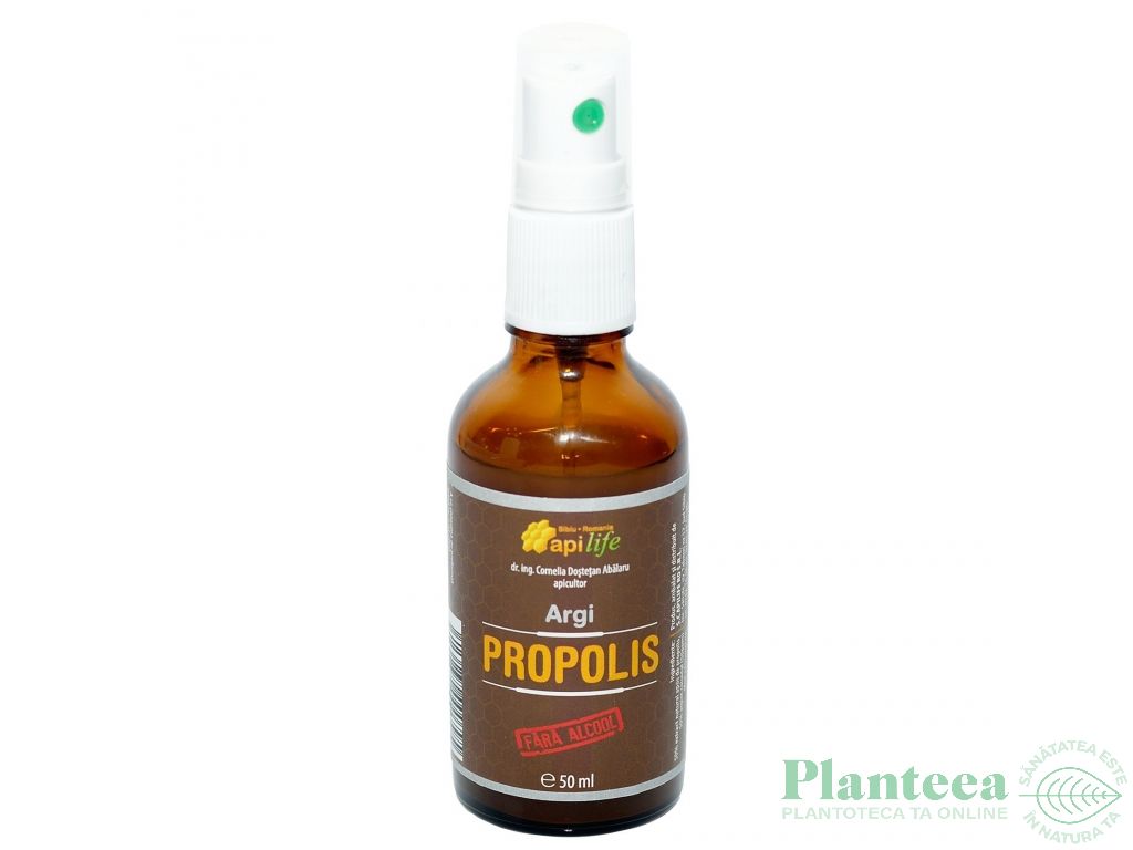 Spray propolis argint coloidal fara alcool 50ml - APILIFE