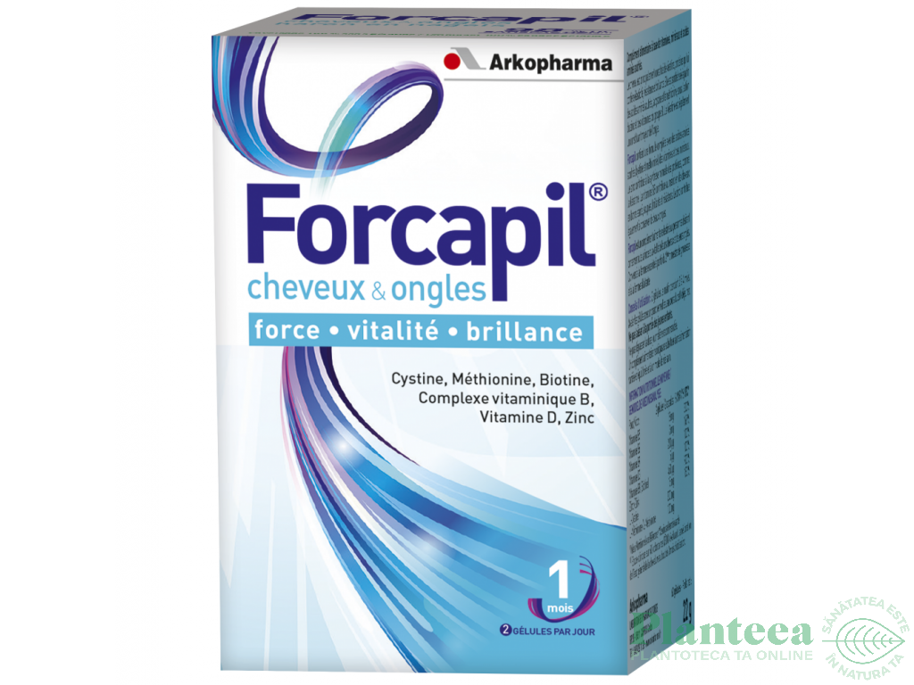 Forcapil par unghii 60cps - ARKOPHARMA