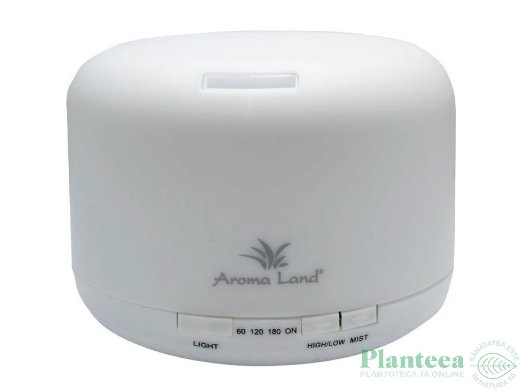 Difuzor ultrasonic aromaterapie alb Relax 500ml - AROMA LAND