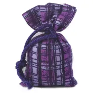 Saculet brodat lavanda uscata 1b - AROMA LAND