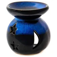 Vas ceramic aromatizor luna stele bleu 1b - AROMA LAND