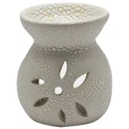 Vas ceramic aromatizor floare alb 1b - AROMA LAND