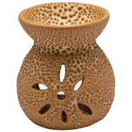 Vas ceramic aromatizor floare portocaliu 1b - AROMA LAND