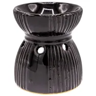 Vas ceramic aromatizor clepsidra negru 1b - AROMA LAND
