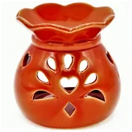 Vas ceramic aromatizor X6 floral rosu 1b - AROMA LAND