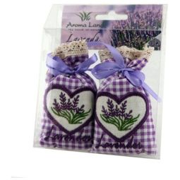 Set 2 saculeti brodati lavanda uscata 2b - AROMA LAND