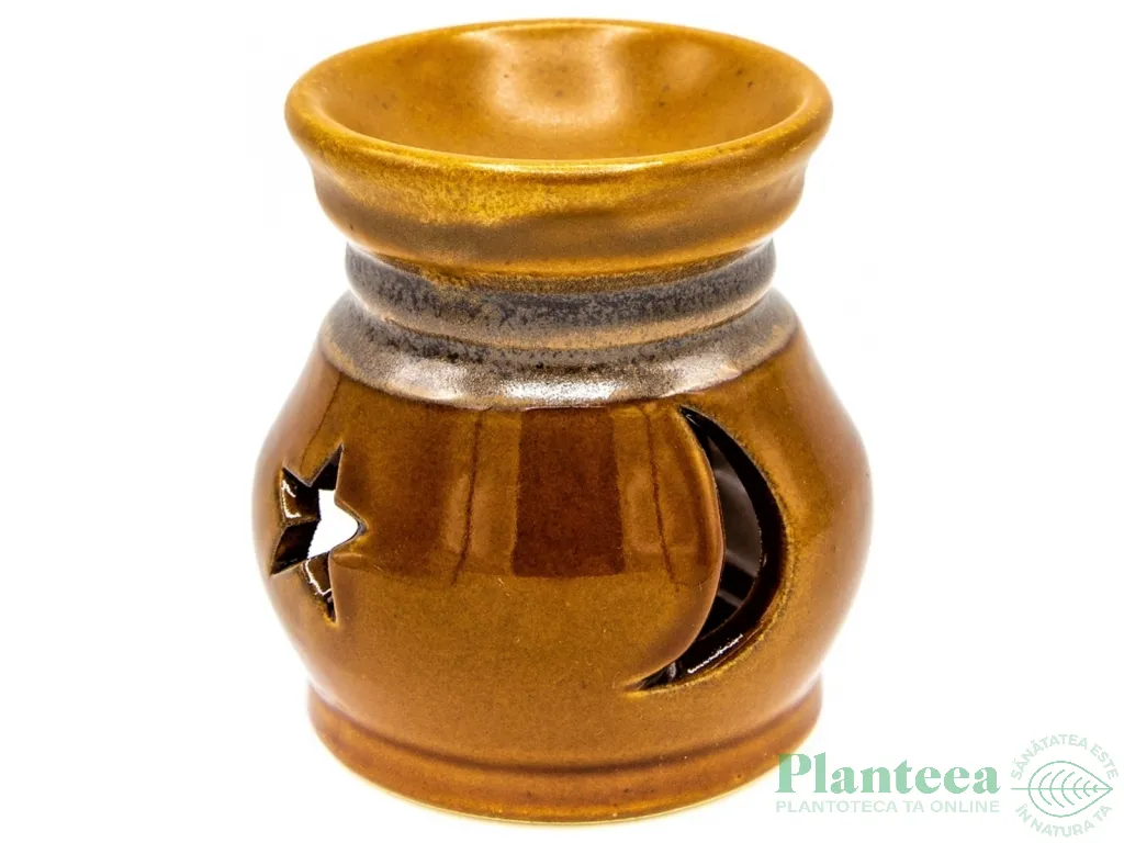 Vas ceramic aromatizor luna stele maro 1b - AROMA LAND