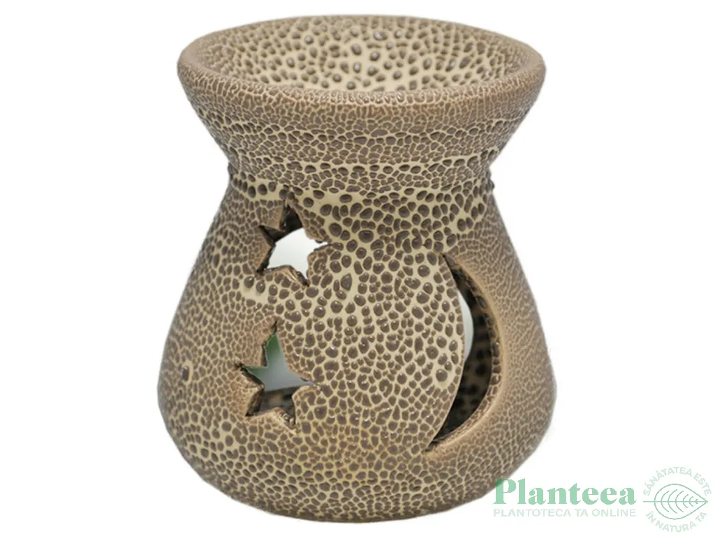 Vas ceramic aromatizor mic brun 1b - AROMA LAND