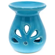 Vas ceramic aromatizor 5petale bleu 1b - AROMA LAND