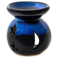 Vas ceramic aromatizor luna stele bleu 1b - AROMA LAND