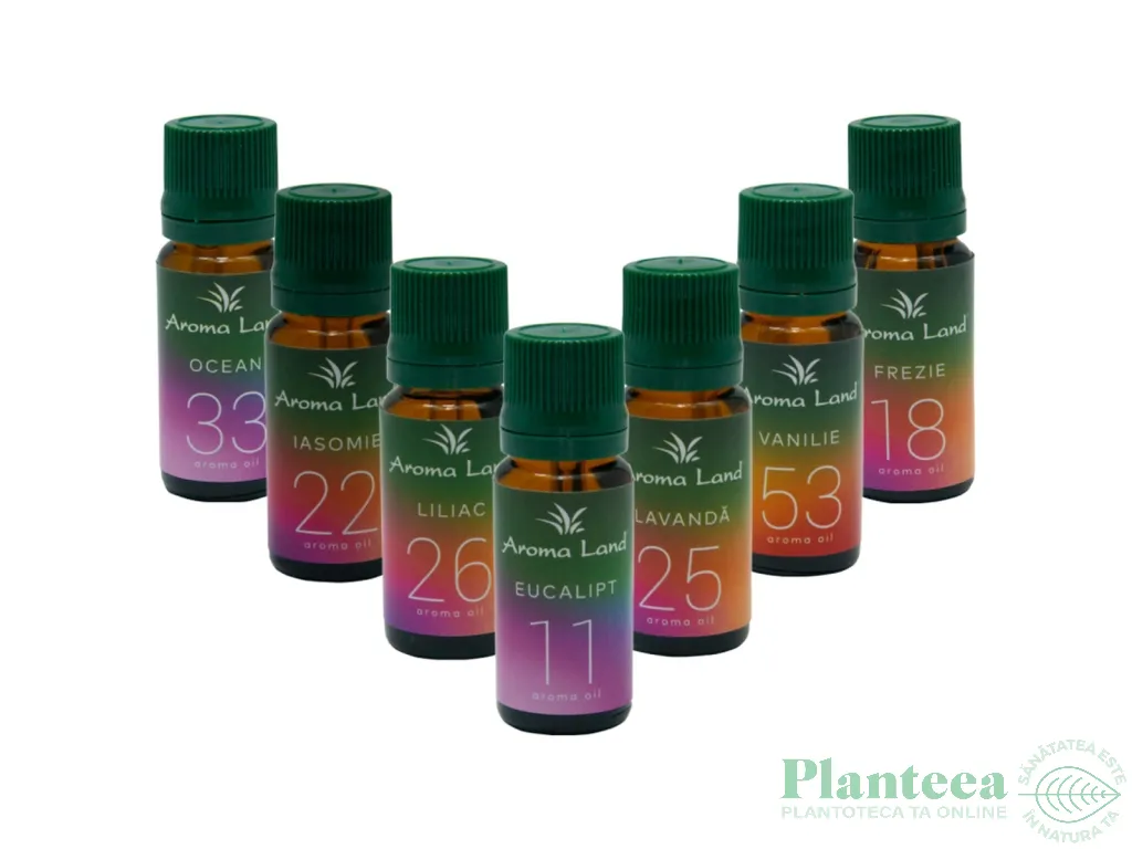 Kit 7 uleiuri parfumate Miresmele Favorite 7x10ml - AROMA LAND