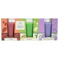 Set Lumanari parfumate pahar 10h [Fresh lavender+Jasmine+Rose] 3x140g - AROMA LAND