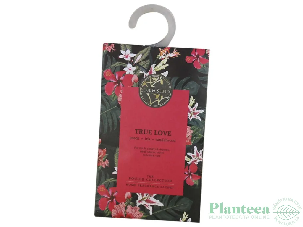 Saculet parfumat pt garderoba True Love 20g - SOUL & SCENTS