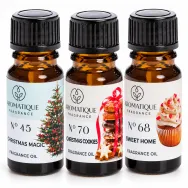 Kit 3 uleiuri aromo Christmas Home [Magic+Cookie+Sweet home] 10ml - AROMATIQUE