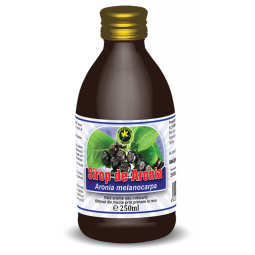 Sirop aronia cu zahar invertit 250ml - HYPERICUM PLANT