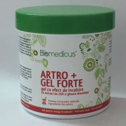 Gel Artro+ Forte efect incalzire 250ml - BIOMEDICUS