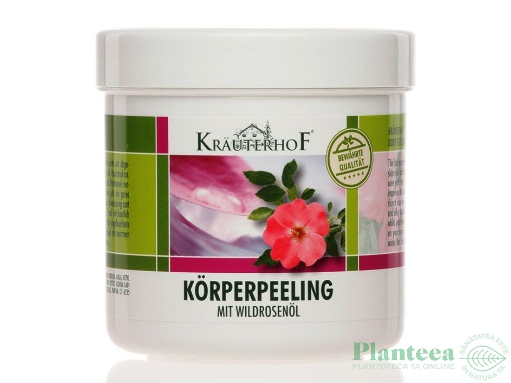 Scrub corp ulei macese 400g - KRAUTERHOF