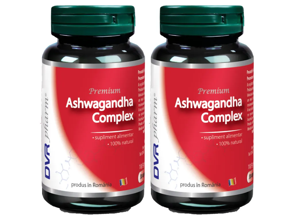 Set Ashwagandha Complex 2x30cps - DVR PHARM
