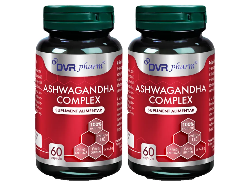 Set Ashwagandha Complex 2x60cps - DVR PHARM