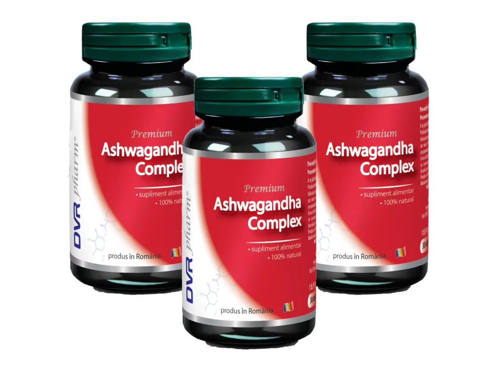 Set Ashwagandha Complex 3x30cps - DVR PHARM