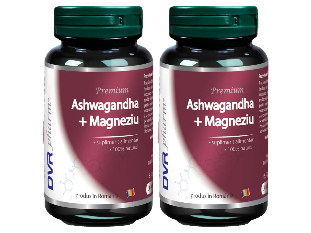 Set Ashwagandha Magneziu 2x30cps - DVR PHARM