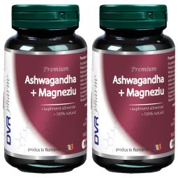 Set Ashwagandha Magneziu 2x30cps - DVR PHARM