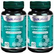 Set Ashwagandha Magneziu 2x60cps - DVR PHARM