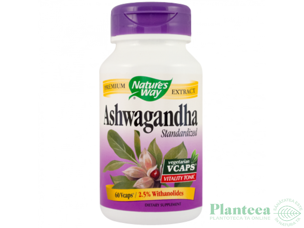 Ashwagandha SE 500mg 60cps - NATURES WAY