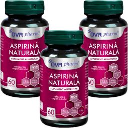 Set Aspirina naturala 3x60cps - DVR PHARM