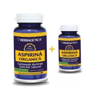 Pachet Aspirina organica 60+10cps - HERBAGETICA