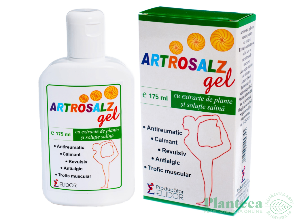 Gel ArtroSalz extracte plante solutie salina 175ml - ELIDOR