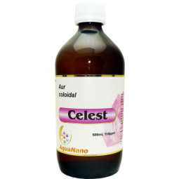 Aur coloidal 110ppm Celest 480ml - AQUA NANO