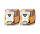 Set 2x Lumanari parfumate pahar 24h vanilie orange 130g - AURA