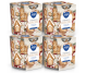 Set 4x Lumanari parfumate pahar imprimat 22h Turta dulce 100g - AURA