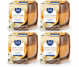 Set 4x Lumanari parfumate pahar 24h vanilie orange 130g - AURA