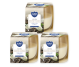 Set 3x Lumanari parfumate pahar 24h vanilie 130g - AURA