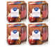 Set 4x Lumanari parfumate pahar 24h mar scortisoara 130g - AURA